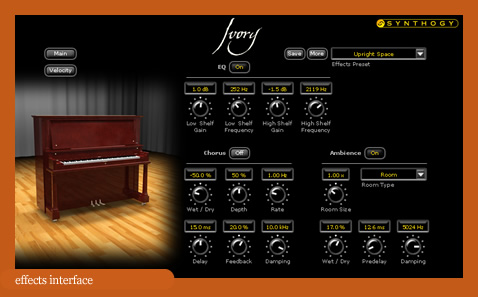 Ivory II Upright Pianos